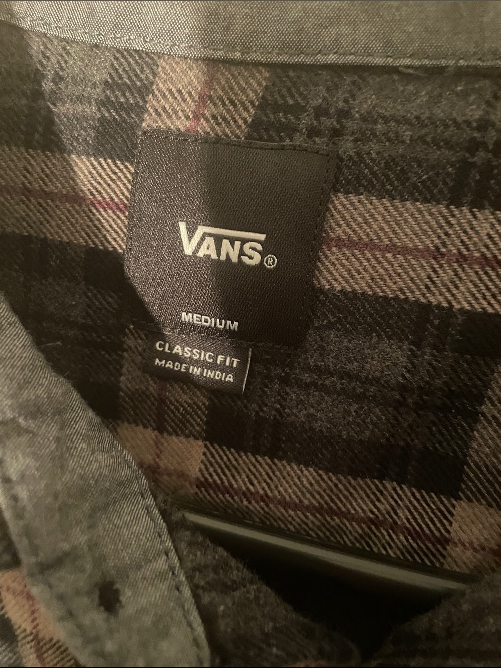 2 Vans Men’s Plaid Long-Sleeve Shirts - Picture 3 of 5